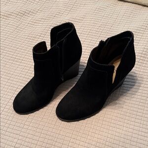 Lucky Brand Black Ankle Booties